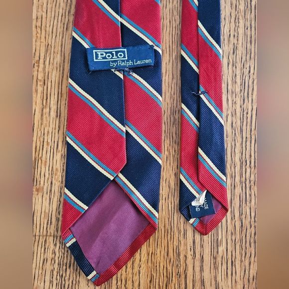 VNTG Polo by Ralph Lauren Tie - Picture 4 of 7